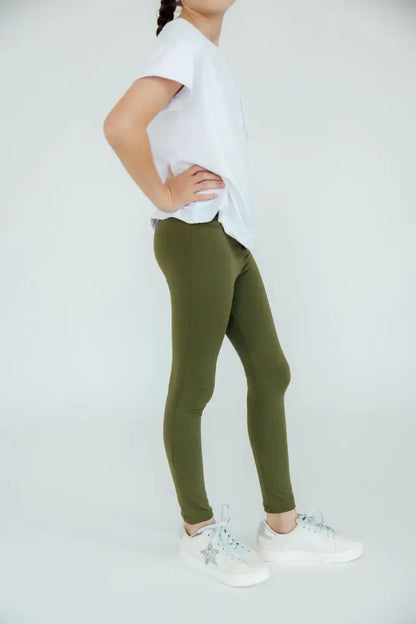 Olive Leggings - Leggings