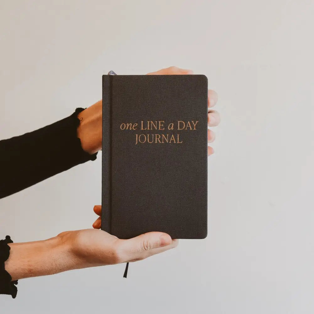 One Line A Day Fabric Journal - Notebooks