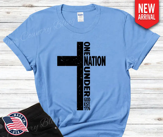 One Nation - Multi Small / Short / Blue Shirt