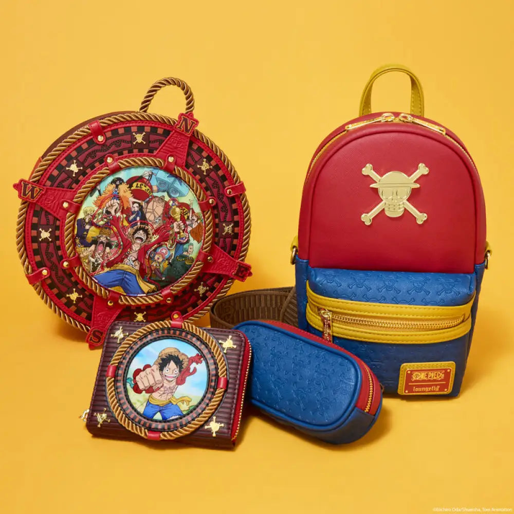 Loungefly One Piece Luffy Zip Around Wallet Bags & Wallets