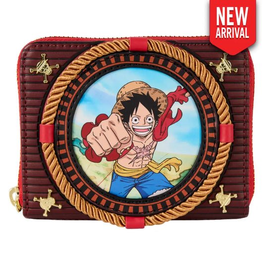 Loungefly One Piece Luffy Zip Around Wallet Bags & Wallets