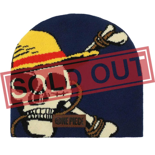 One Piece Live Skull Logo Knit Beanie Hats