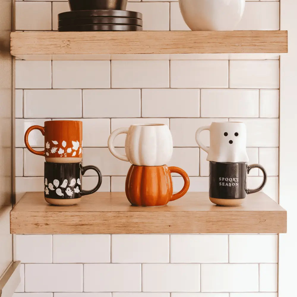 Orange Pumpkin 19 oz Figural Coffee Mug - Coffee Mugs