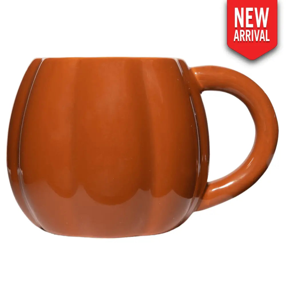 Orange Pumpkin 19 oz Figural Coffee Mug - Coffee Mugs