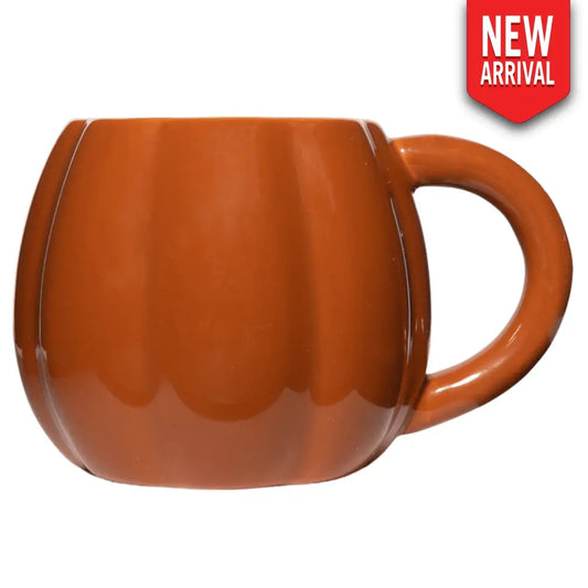 Orange Pumpkin 19 oz Figural Coffee Mug - Coffee Mugs