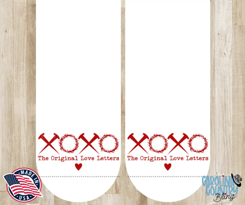 Original Love Letters – White Socks