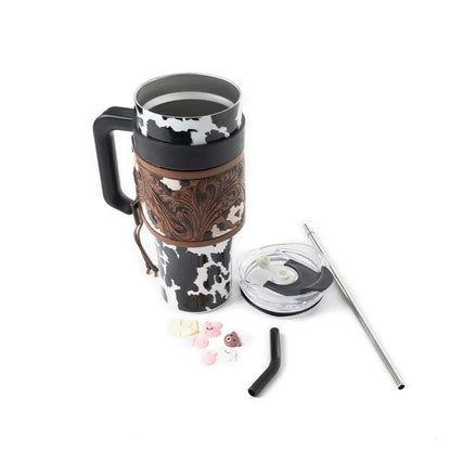 Wide Wyoming Tumbler In Black and White - Tumbler