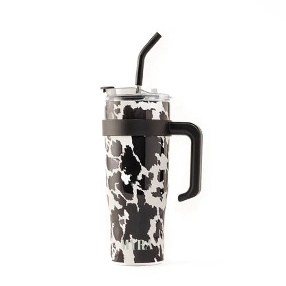 Wide Wyoming Tumbler In Black and White - WITHOUT TOOLING - Tumbler