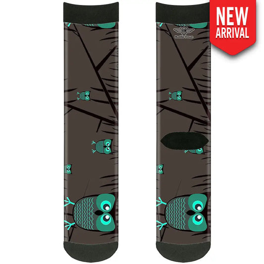 Owls in Trees - Multi Socks