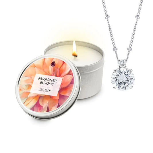 Passionate Blooms Tin Candle Tin