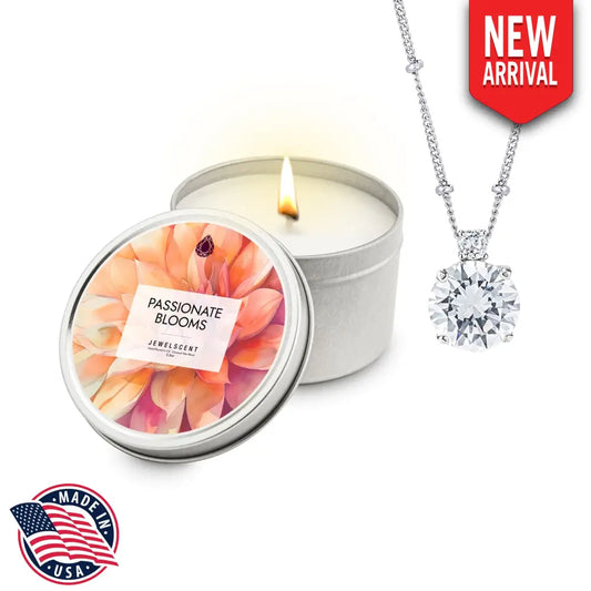 Passionate Blooms Tin Candle Tin