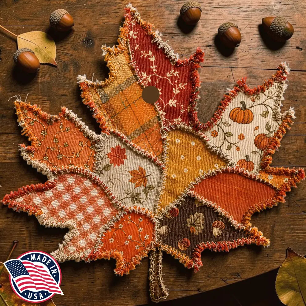 Patchwork Leaf Freshie