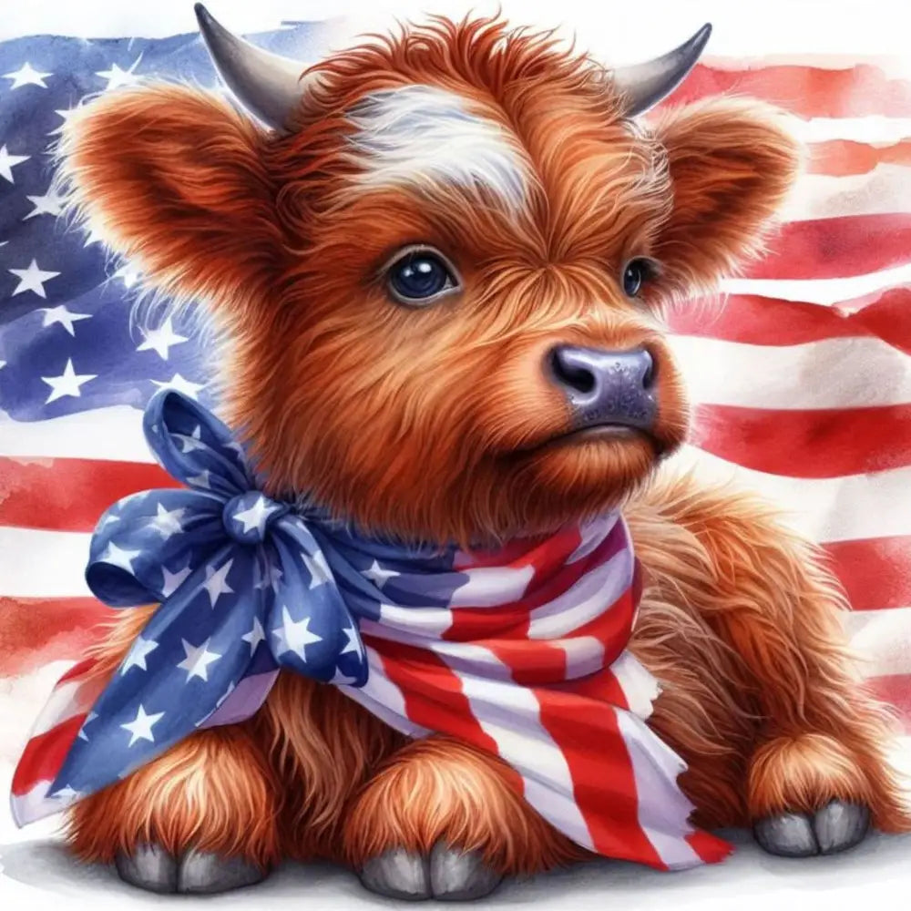 Patriotic Spirit Highland Calf - Art & Craft Kits