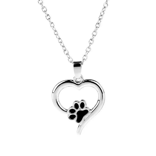 Paw-fect Love – Black Necklace