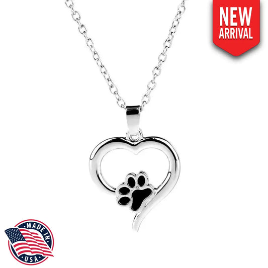 Paw-fect Love – Black Necklace
