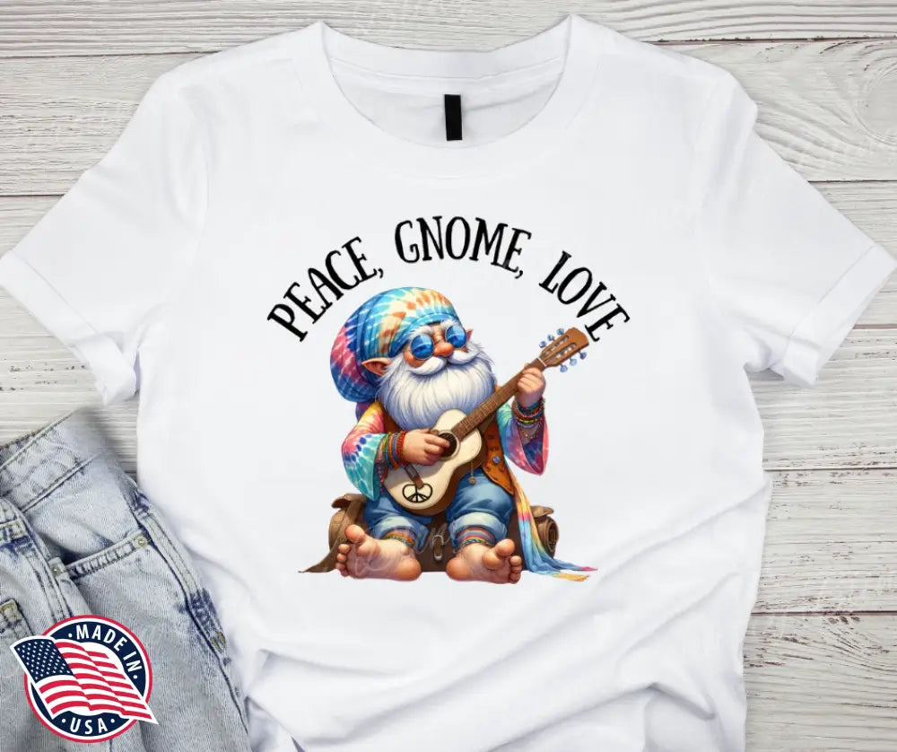 Peace Gnome Love – Multi Shirt