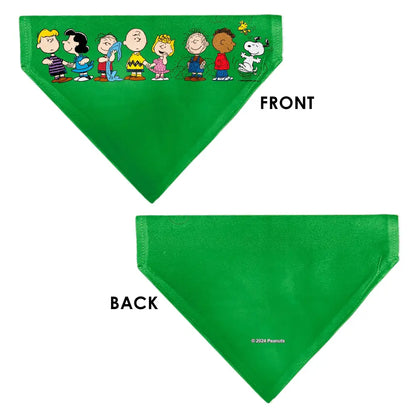 Peanuts Gang - Green Pet Bandanas