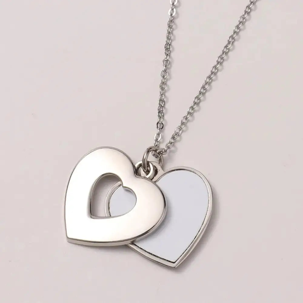 Peek Into My Heart - Silver Necklace