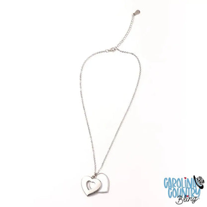 Peek Into My Heart - Silver Necklace