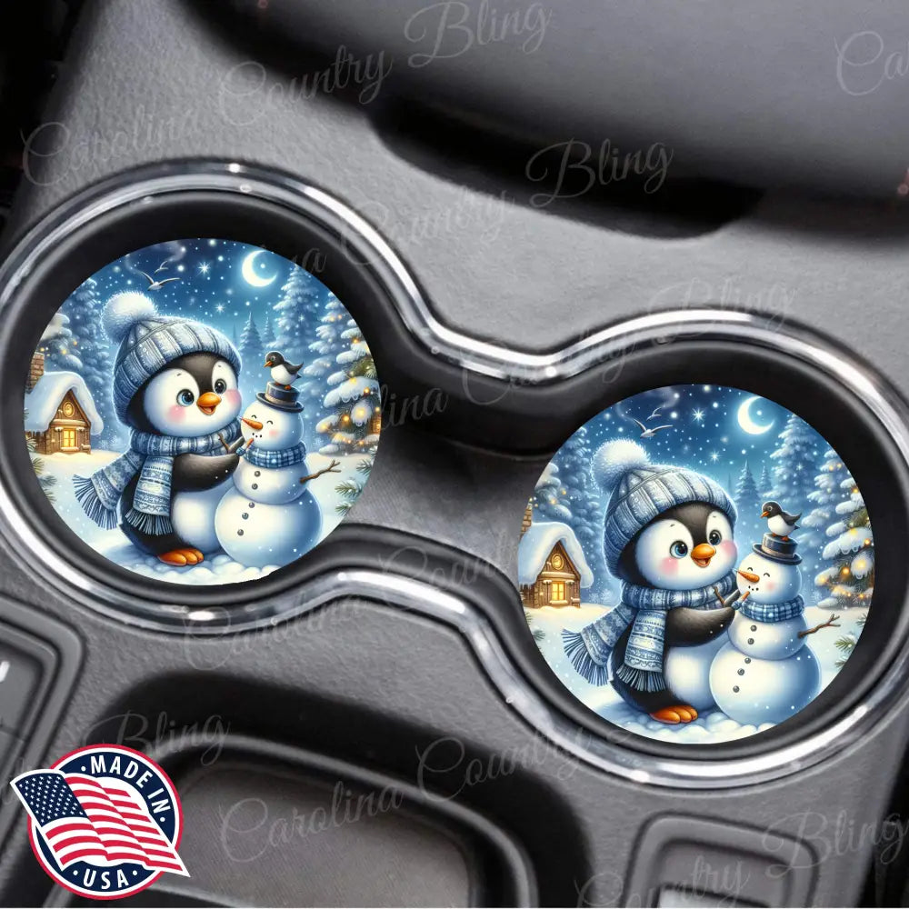 Penguin Love - Multi Car Coaster