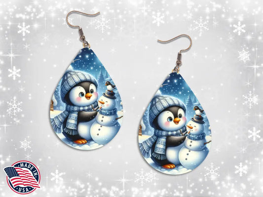 Penguin Love - Multi Earrings