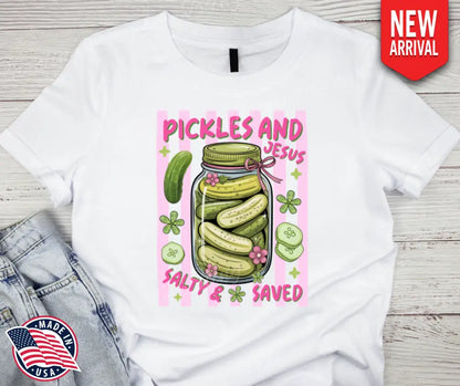 Pickles & Jesus - Multi - Small / Short - Shirt
