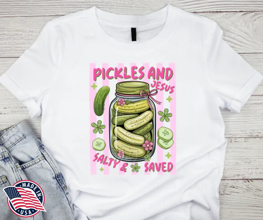 Pickles & Jesus - Multi - Small / Short - Shirt