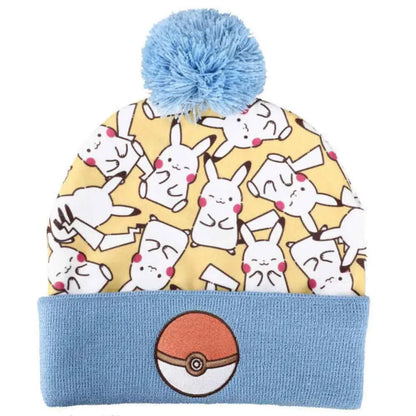 Pokemon Chibi Pikachu Pastel Pom Beanie Hat Hats