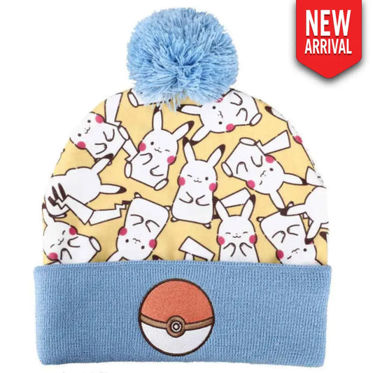 Pokemon Chibi Pikachu Pastel Pom Beanie Hat Hats