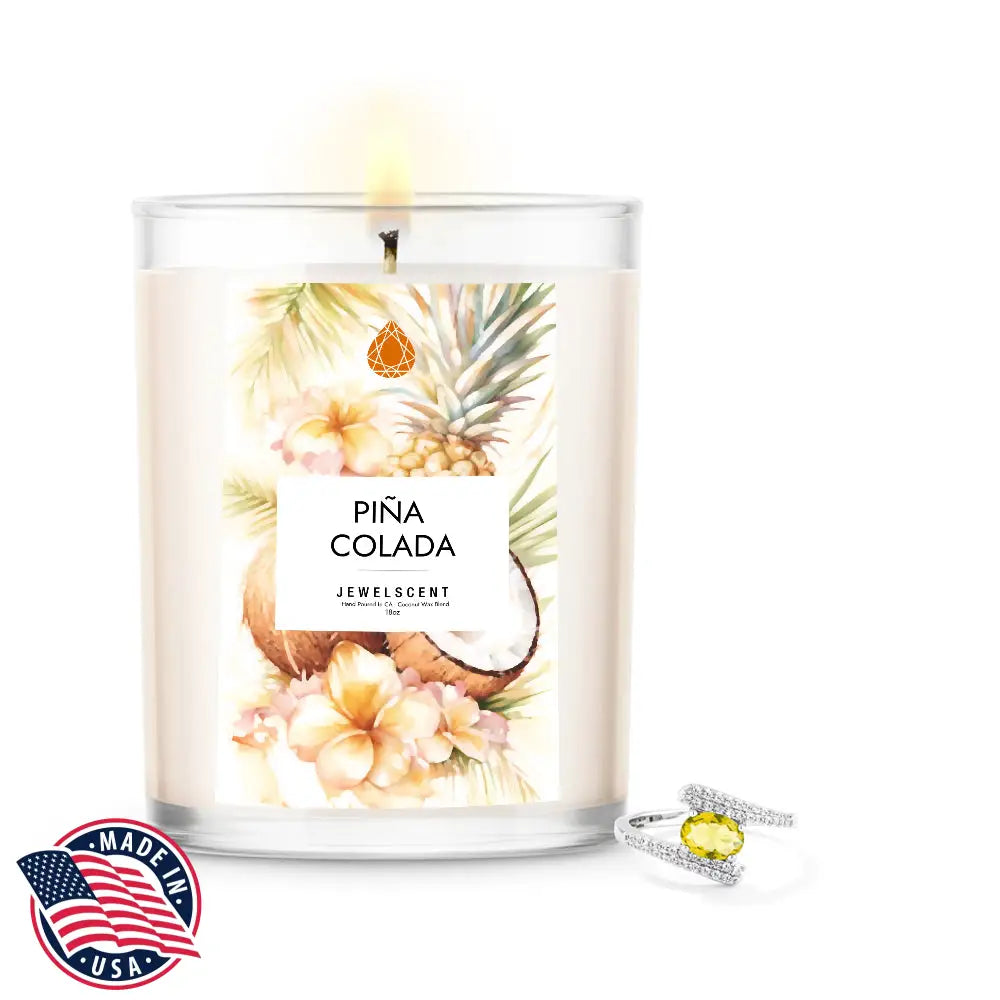 Pina Colada 18oz Mystery Box Jewelry Candle Home Candle