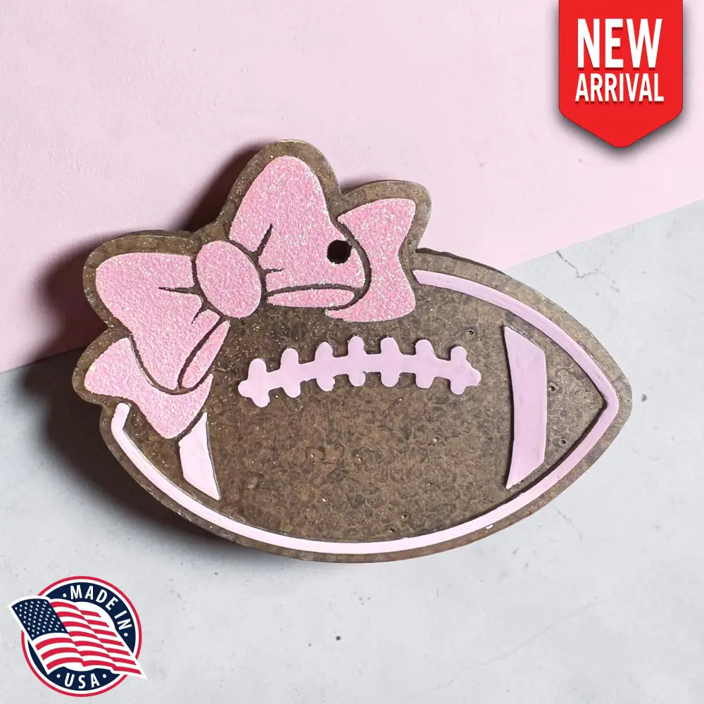 Pink Football Freshie
