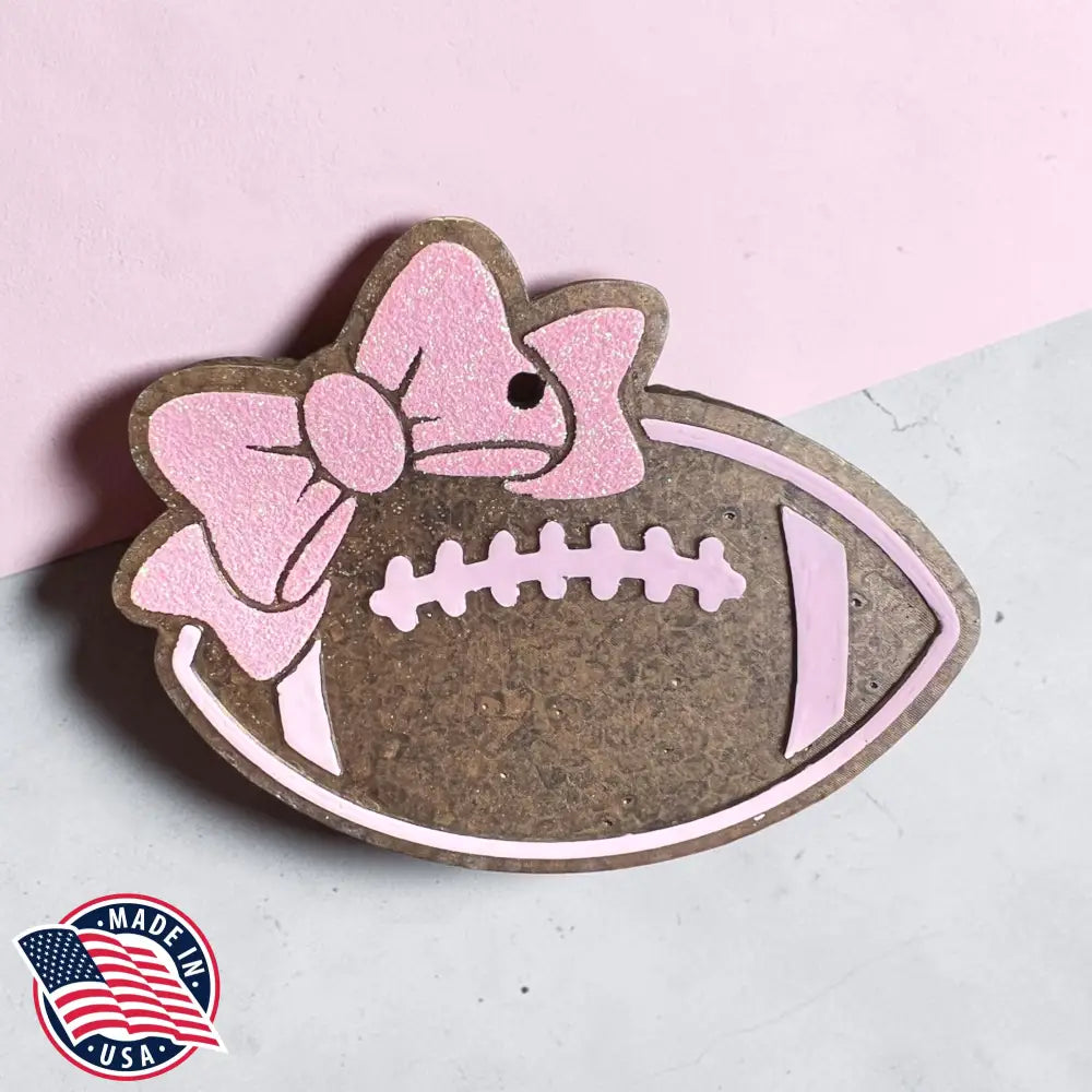 Pink Football Freshie