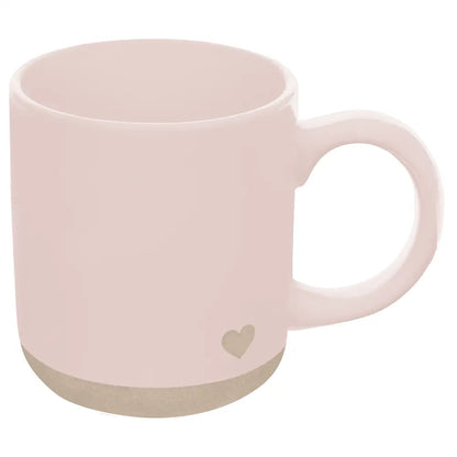 Pink Heart 14 oz Stoneware Coffee Mug Coffee Mugs