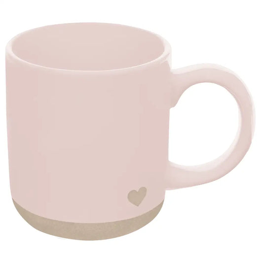 Pink Heart 14 oz Stoneware Coffee Mug Coffee Mugs