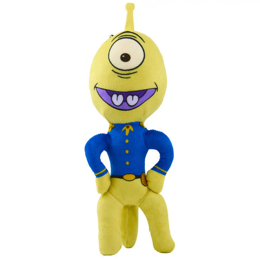 Dog Toy Squeaker Plush - Lilo and Stitch Pleakley Smiling Full Body Standing Pose Dog Toy Squeaky Plush
