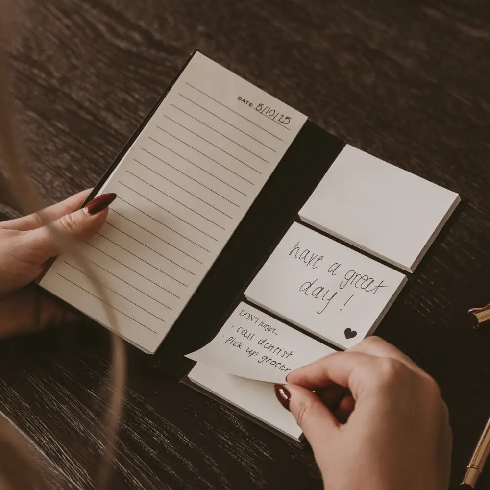 Portable Sticky Notes Booklet Notepad
