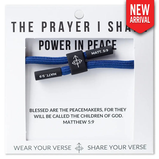 Power in Peace Matthew 5:9 bracelet