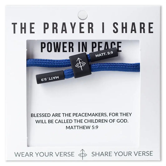 Power in Peace Matthew 5:9 bracelet