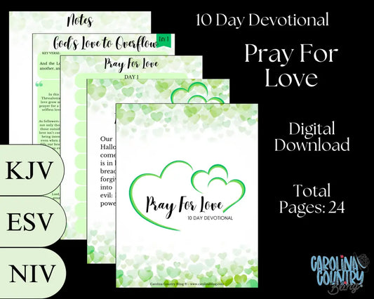Pray for Love – Green Digital Download