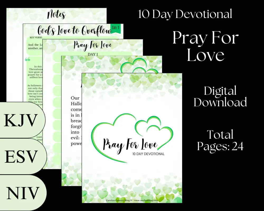 Pray for Love – Green Digital Download