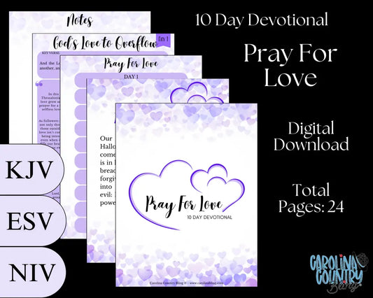 Pray for Love – Purple Digital Download