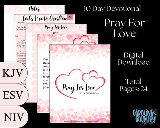 Pray for Love – Red Digital Download