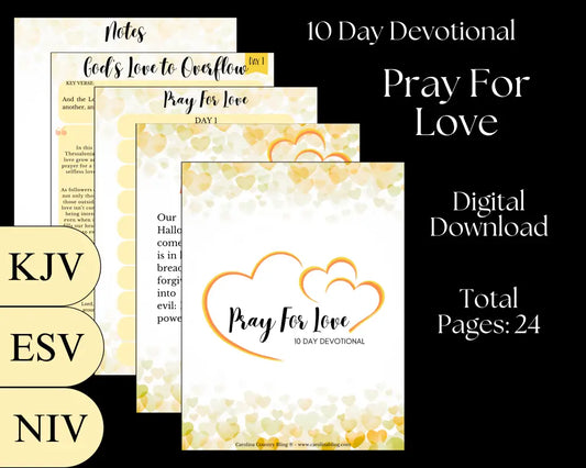 Pray for Love – Yellow Digital Download