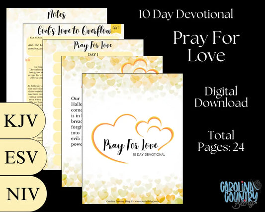 Pray for Love – Yellow Digital Download