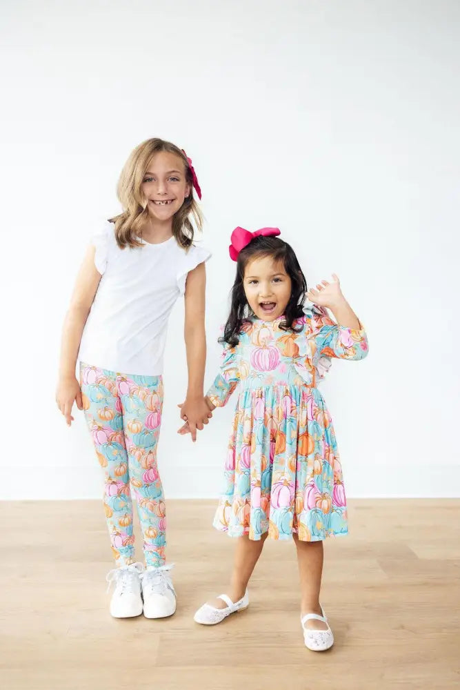 Preppy Pumpkins Leggings - Leggings