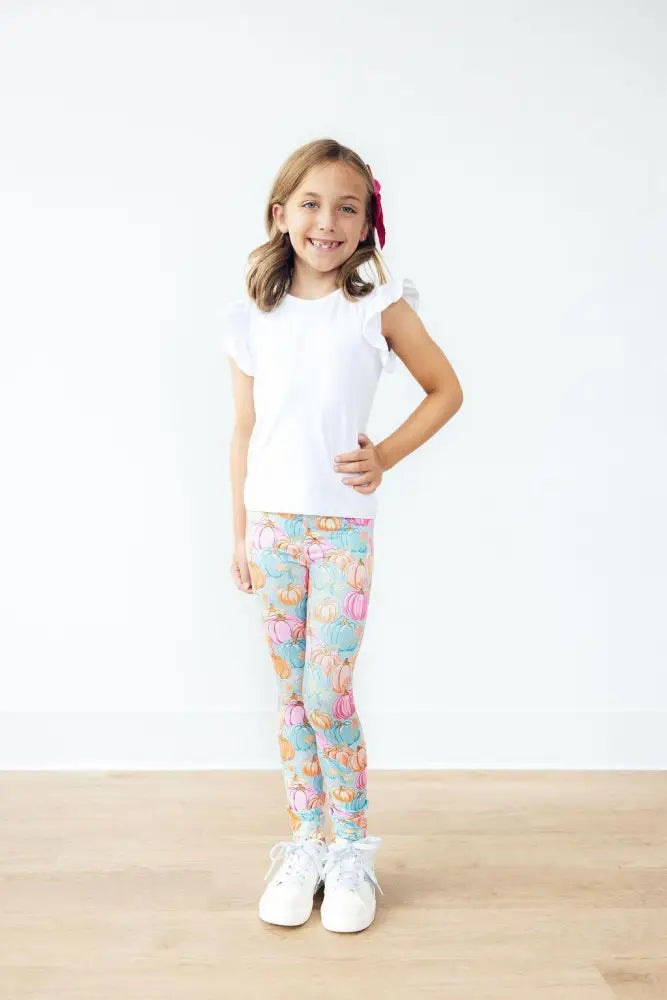 Preppy Pumpkins Leggings - Leggings