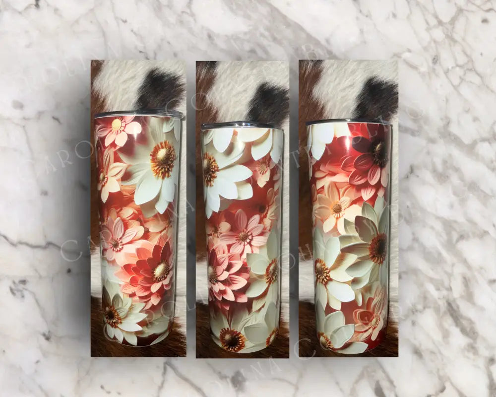 Pretty Petals Pink Tumbler