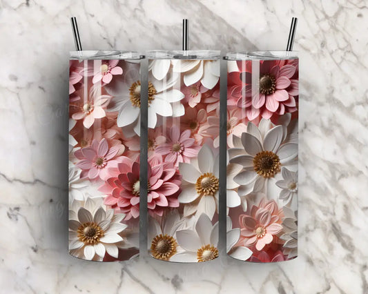 Pretty Petals Pink Tumbler