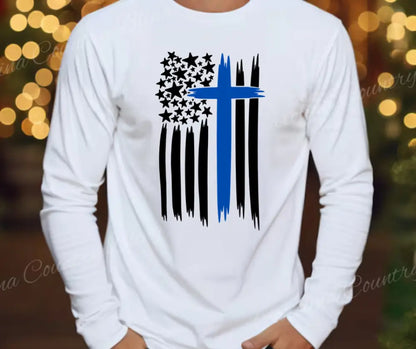 Protect Our Blue – Blue Small / Long Shirt