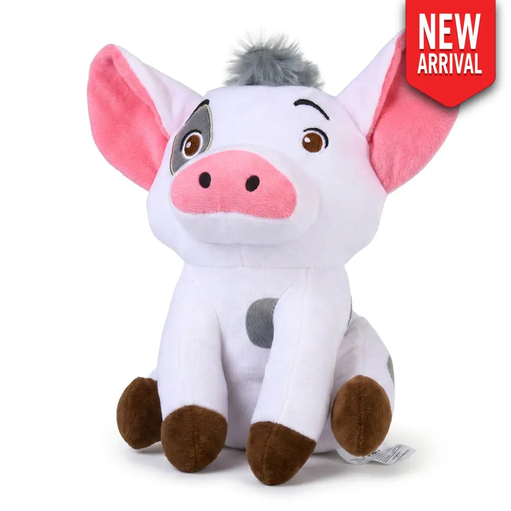 Dog Toy Squeaker Plush - Moana Pua Full Body Sitting Pose - Dog Toy Squeaky Plush